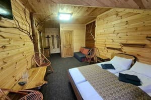 Отель Alpine Eco Chalet & Wellness. Улучшенный 4-местный  3