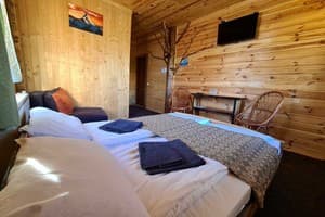 Отель Alpine Eco Chalet & Wellness. Улучшенный трехместный  11