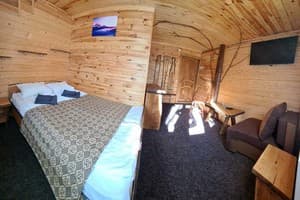 Отель Alpine Eco Chalet & Wellness. Улучшенный трехместный  13