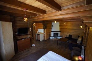 Отель Озеро Vita. Полулюкс двухместный однокомнатный с камином (1-й этаж) 9