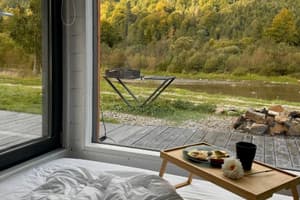 Коттедж River Stone house. Коттедж двухместный River Stone 1 (2+2) 3