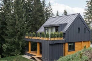 Гостинично-ресторанный комплекс Skogur Home & Resort. Коттедж 4-местный (4+2) № 22;27 две спальни 5