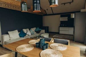 Гостинично-ресторанный комплекс Skogur Home & Resort. Коттедж двухместный (2+2). № 2;3;6; одна спальня 2